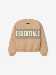 Kids Cropped Relaxed Panelled Sweatshirt