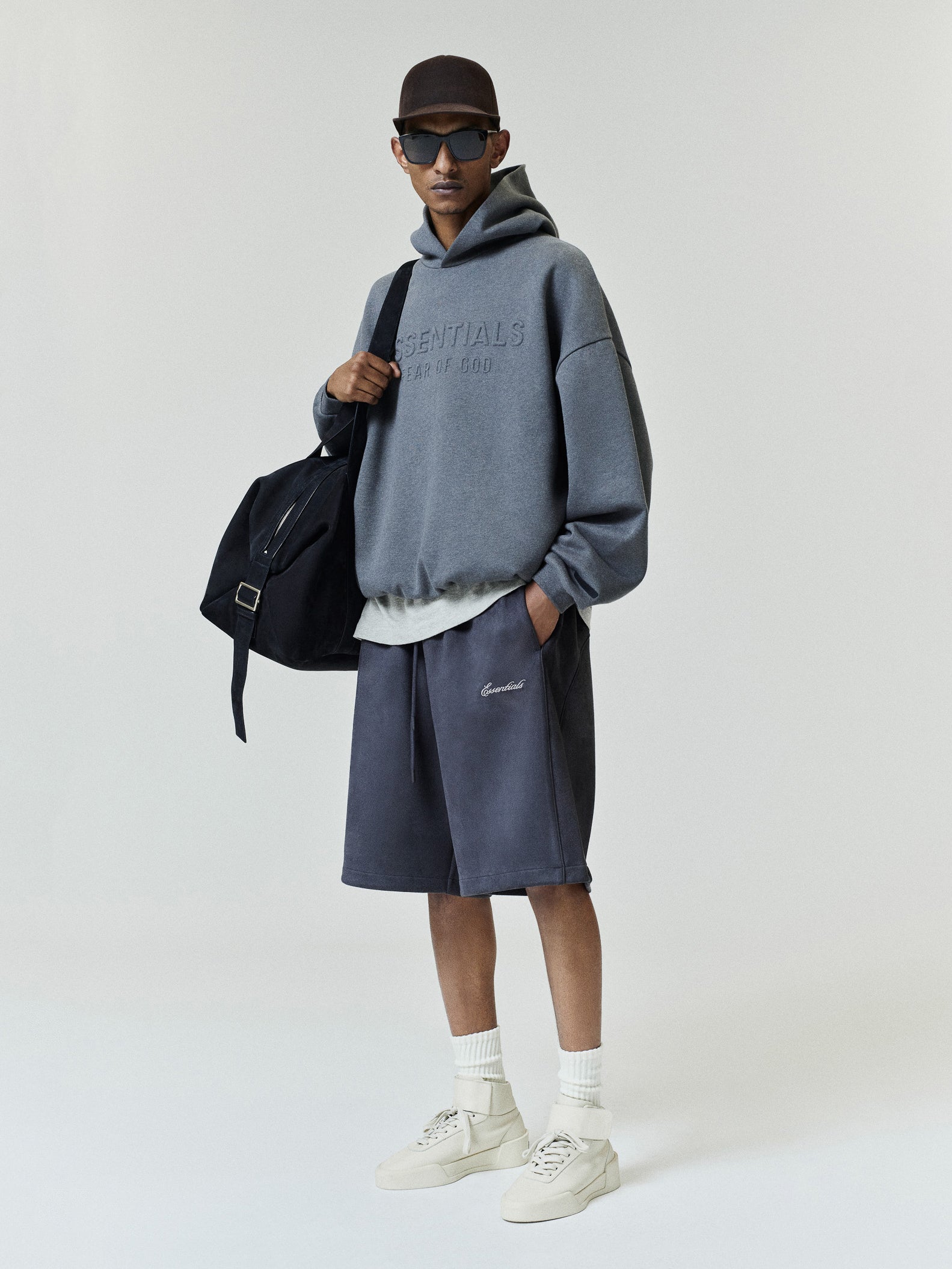Embossed FW26 90s Relaxed Hoodie