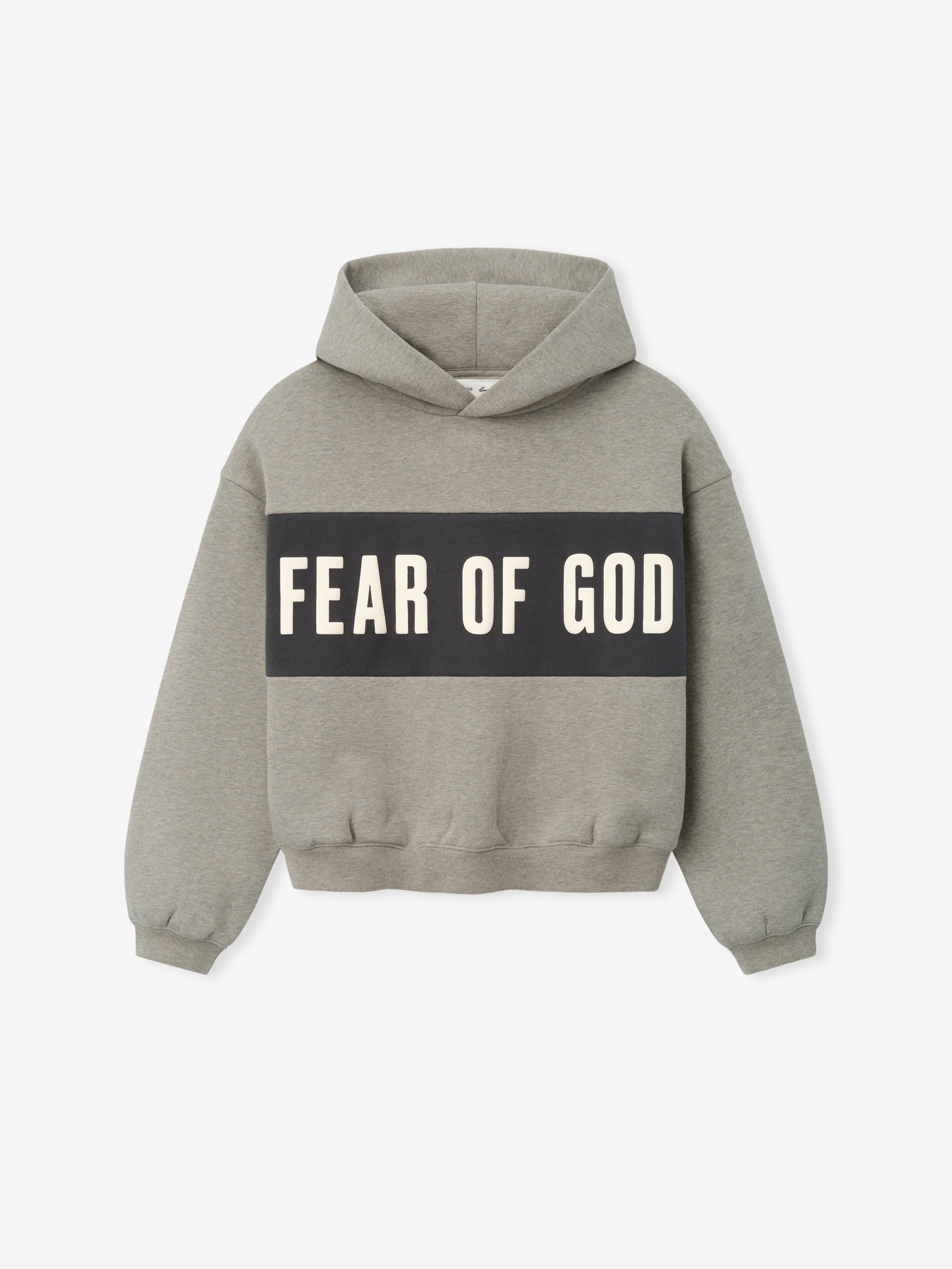 Kids Cropped Relaxed Panelled Hoodie