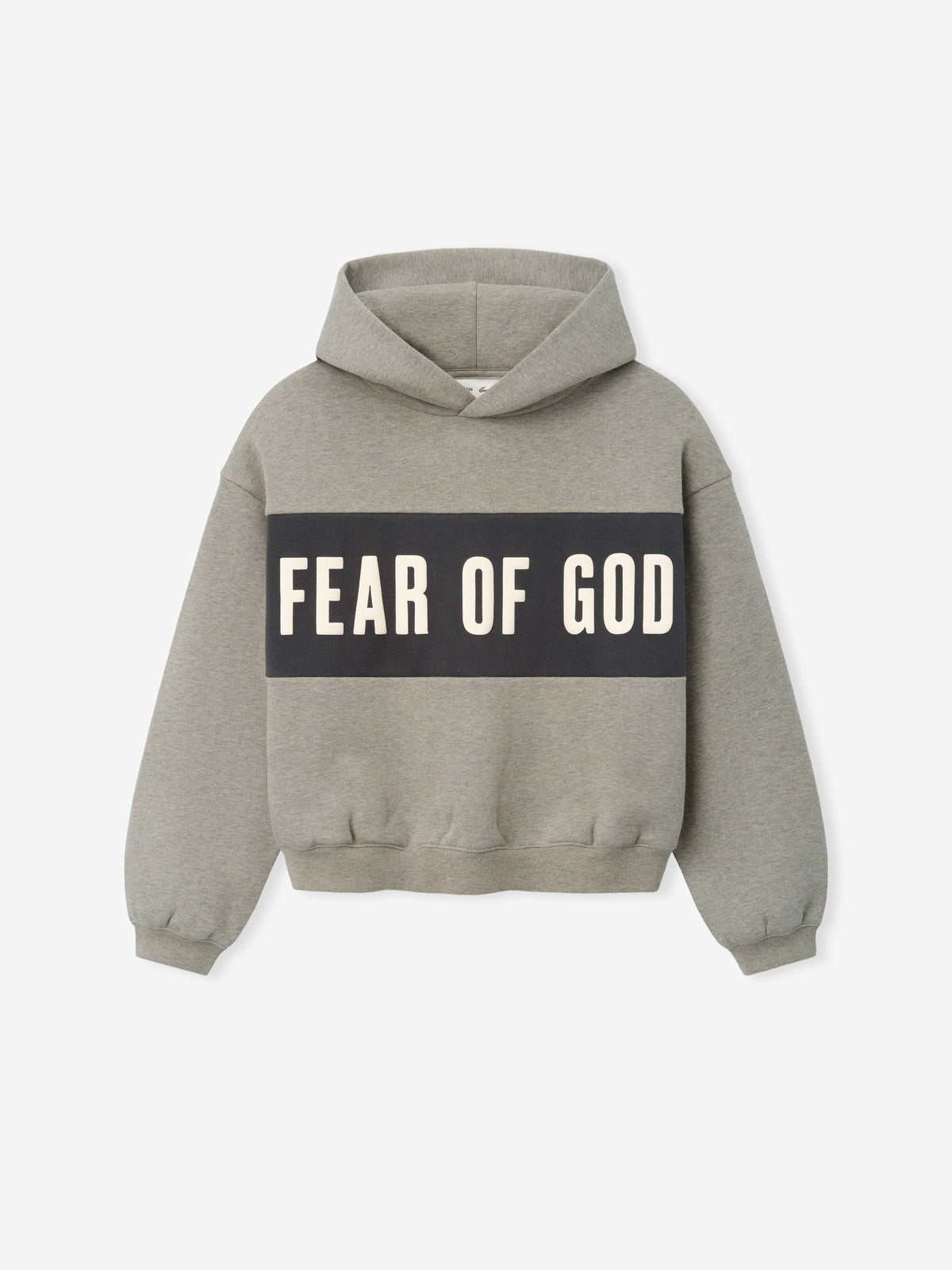 Kids Cropped Relaxed Panelled Hoodie