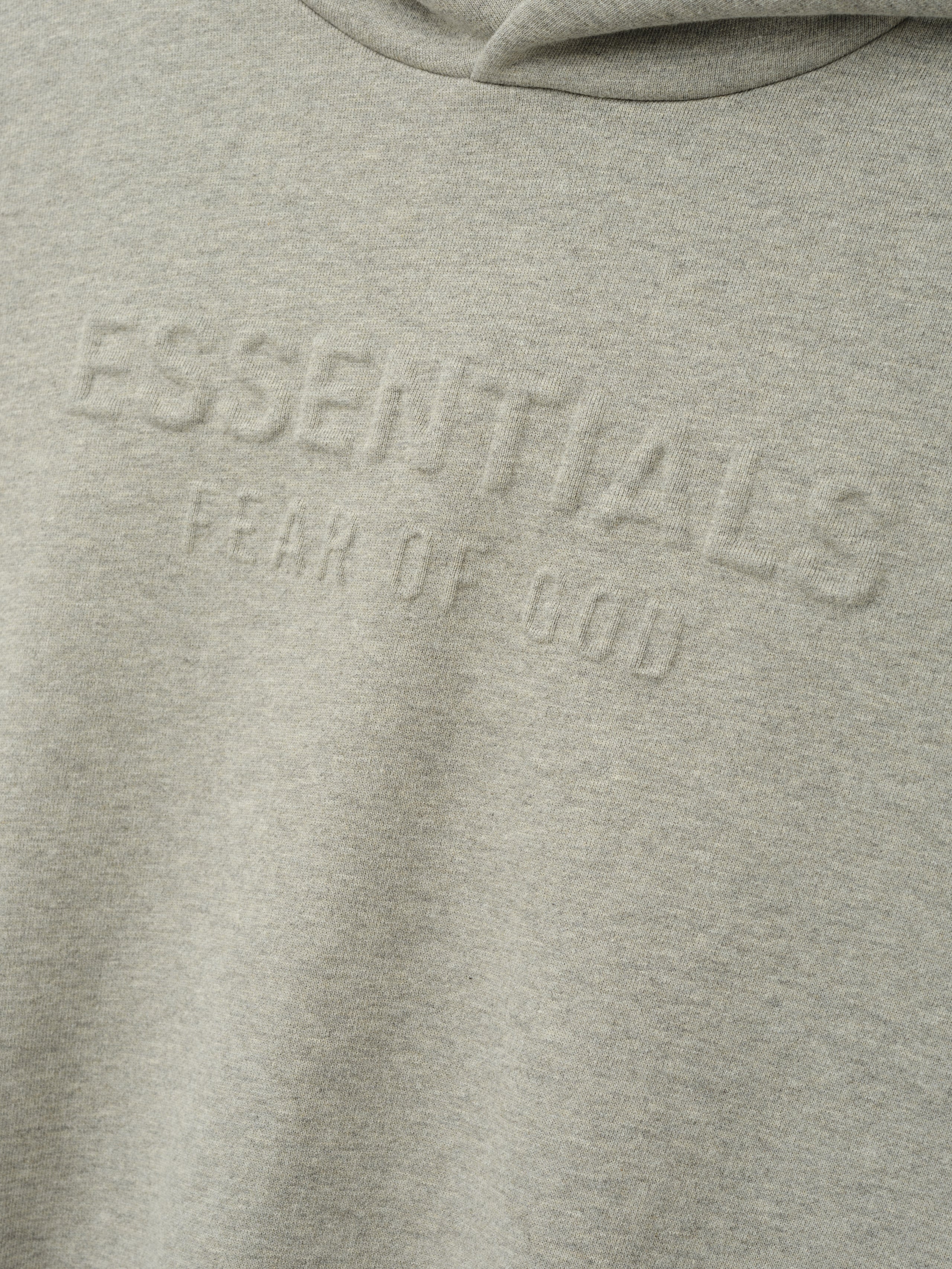 Womens Embossed FW26 Modern Cropped Hoodie