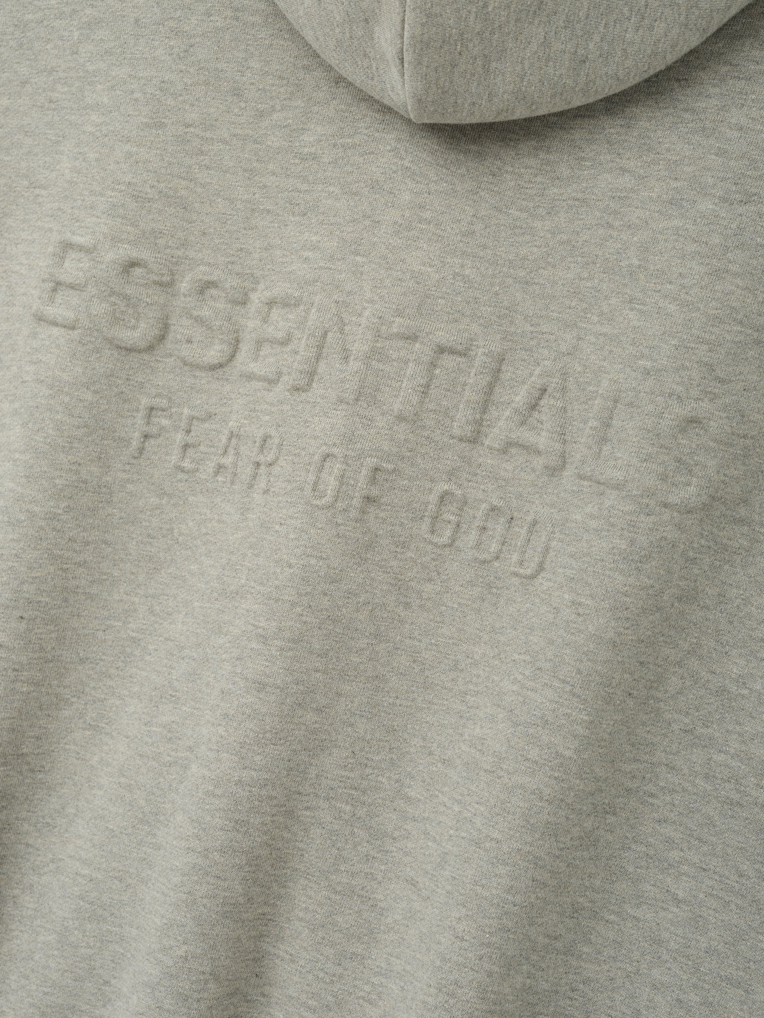 Embossed FW26 90s Relaxed Zip Up Hoodie